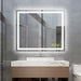 GlareGuard Anti-Fog Bathroom Led Mirror Backlit Illuminated Mirror Touch Switch Dimmable - Sweatfully