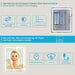 GlareGuard Anti-Fog Bathroom Led Mirror Backlit Illuminated Mirror Touch Switch Dimmable - Sweatfully