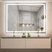 GlareGuard Anti-Fog Bathroom Led Mirror Backlit Illuminated Mirror Touch Switch Dimmable - Sweatfully