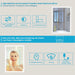 SmartGlow Dimmable LED Frameless Anti-Fog Bathroom Vanity Mirror - Sweatfully