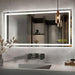 GlareGuard Rectangular Anti-Fog Dimmable Backlit LED Bathroom Vanity Mirror - Sweatfully