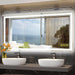 GlareGuard Rectangular Anti-Fog Dimmable Backlit LED Bathroom Vanity Mirror - Sweatfully