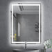 GlareGuard Rectangular Anti-Fog Dimmable Backlit LED Bathroom Vanity Mirror - Sweatfully