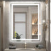 GlareGuard Rectangular Anti-Fog Dimmable Backlit LED Bathroom Vanity Mirror - Sweatfully