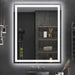 GlareGuard Rectangular Anti-Fog Dimmable Backlit LED Bathroom Vanity Mirror - Sweatfully