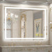 GlareGuard Rectangular Anti-Fog Dimmable Backlit LED Bathroom Vanity Mirror - Sweatfully