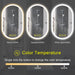 BrightView Oval Frameless LED Anti-Fog Dimmable Bathroom Vanity Mirror - Sweatfully