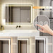 GlareGuard Anti-Fog Bathroom Dimmable Led Mirror Backlit Illuminated Mirror Touch Switch - Sweatfully