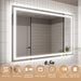 GlareGuard Anti-Fog Bathroom Dimmable Led Mirror Backlit Illuminated Mirror Touch Switch - Sweatfully