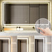 GlareGuard Anti-Fog Bathroom Dimmable Led Mirror Backlit Illuminated Mirror Touch Switch - Sweatfully