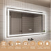 GlareGuard Anti-Fog Bathroom Dimmable Led Mirror Backlit Illuminated Mirror Touch Switch - Sweatfully
