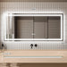 GlareGuard Anti-Fog Bathroom Dimmable Led Mirror Backlit Illuminated Mirror Touch Switch - Sweatfully
