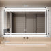 GlareGuard Anti-Fog Bathroom Dimmable Led Mirror Backlit Illuminated Mirror Touch Switch - Sweatfully