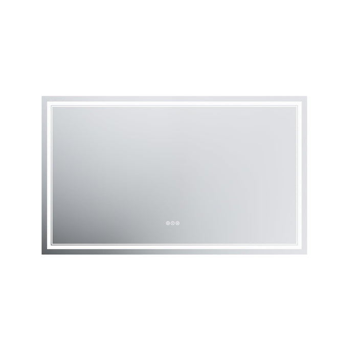 GlareGuard Anti-Fog Bathroom Dimmable Led Mirror Backlit Illuminated Mirror Touch Switch - Sweatfully