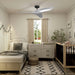 52" Punjab Industrial DC Motor Downrod Mount Reversible Ceiling Fan with Remote Control - Sweatfully