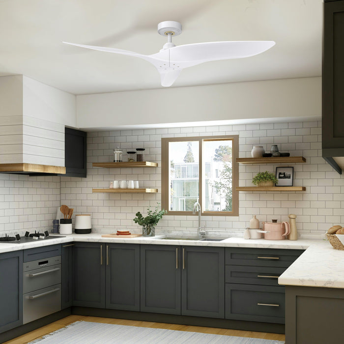 52" Punjab Industrial DC Motor Downrod Mount Reversible Ceiling Fan with Remote Control - Sweatfully