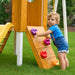 Forest Small Outdoor Toddler Swing Set | Compact Wooden Swing Frame for Babies & Kids - Sweatfully
