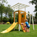 Forest Small Outdoor Toddler Swing Set | Compact Wooden Swing Frame for Babies & Kids - Sweatfully