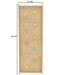 Avenlur Walnut Modular Rock Wall Panel – Montessori Indoor Climbing Wall Add-On for Kids & Toddlers - Sweatfully