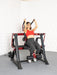 Pro Strength Abdominal Crunch - Muscle D Fitness - Seated - Plate Loaded - Adjustable - Oblique Trainer - Sweatfully