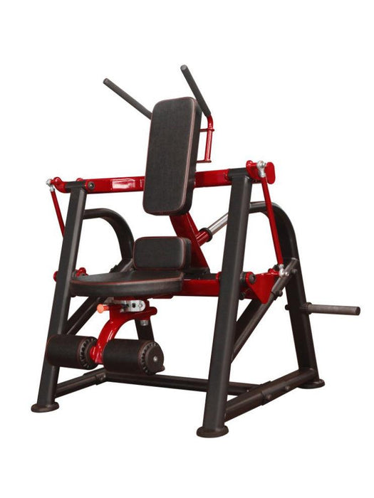Pro Strength Abdominal Crunch - Muscle D Fitness - Seated - Plate Loaded - Adjustable - Oblique Trainer - Sweatfully