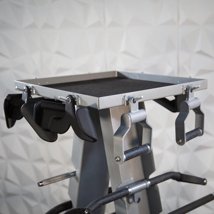 Accessory Rack - Muscle D Fitness - Sturdy Cable Attachment Storage (Rack Only) - Sweatfully