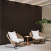 Solid Wood Acoustic Slat Wall Panels (Broad Strip) - Sweatfully