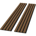 Solid Wood Acoustic Slat Wall Panels (Broad Strip) - Sweatfully