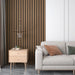 Solid Wood Acoustic Slat Wall Panels (Broad Strip) - Sweatfully
