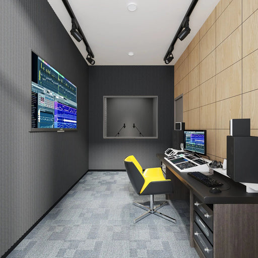 Acoustical 100% Polyester Wall Panel, 48x24x0.7 Sound Proof Wall Panels - Sweatfully