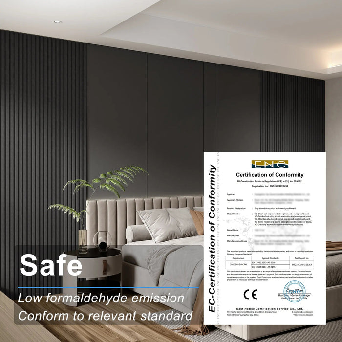 Acoustical 100% Polyester Wall Panel, 48x24x0.7 Sound Proof Wall Panels - Sweatfully