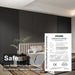 Acoustical 100% Polyester Wall Panel, 48x24x0.7 Sound Proof Wall Panels - Sweatfully