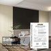 Acoustical 100% Polyester Wall Panel, 48x24x0.7 Sound Proof Wall Panels - Sweatfully