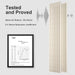 Acoustical 100% Polyester Wall Panel, 48x24x0.7 Sound Proof Wall Panels - Sweatfully