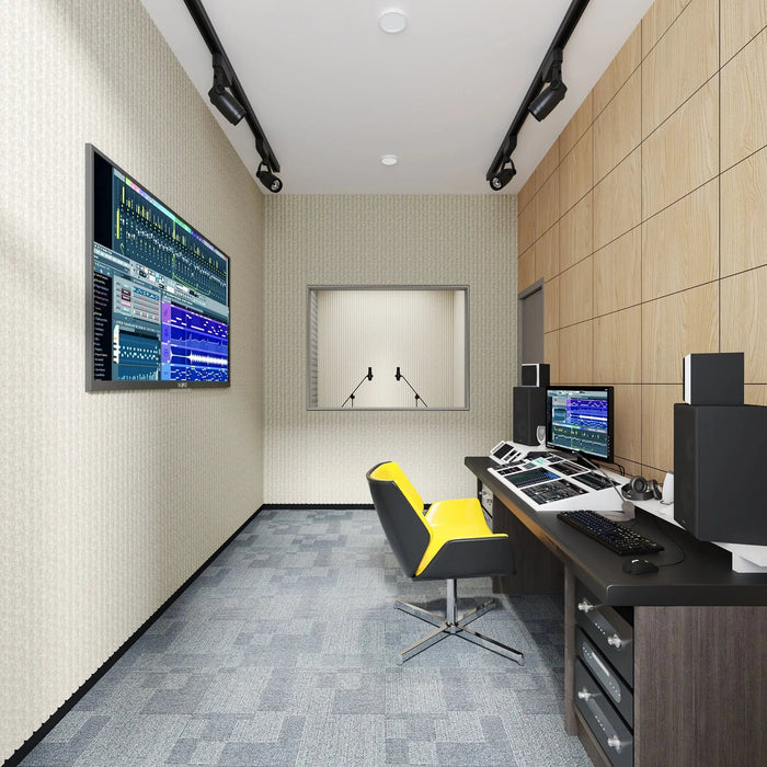Acoustical 100% Polyester Wall Panel, 48x24x0.7 Sound Proof Wall Panels - Sweatfully