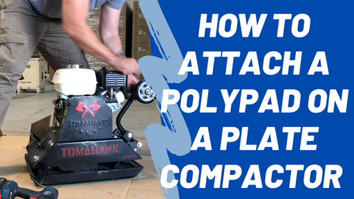 Polyurethane Paver Pad for TPC80 Plate Compactor Brick Paver Compaction - Sweatfully