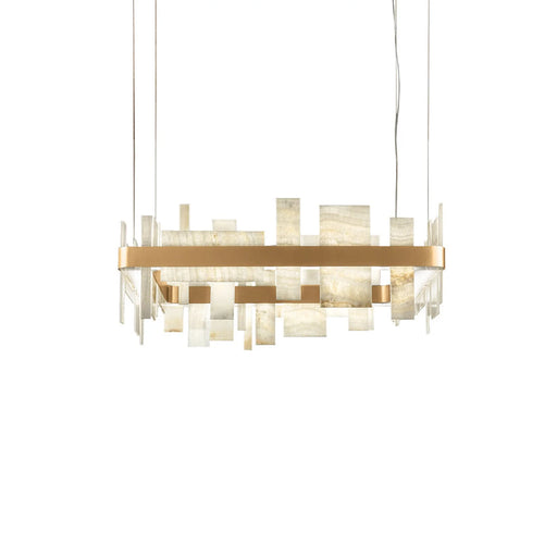 Alabaster Acropolis Square Chandelier - Sweatfully