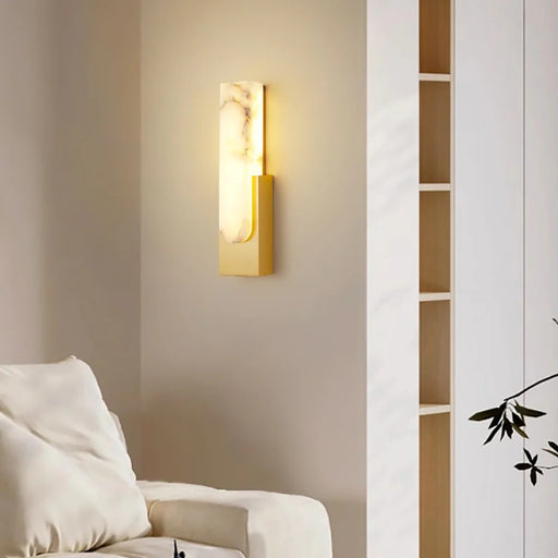 Alabaster Agatha Wall Sconce - Sweatfully