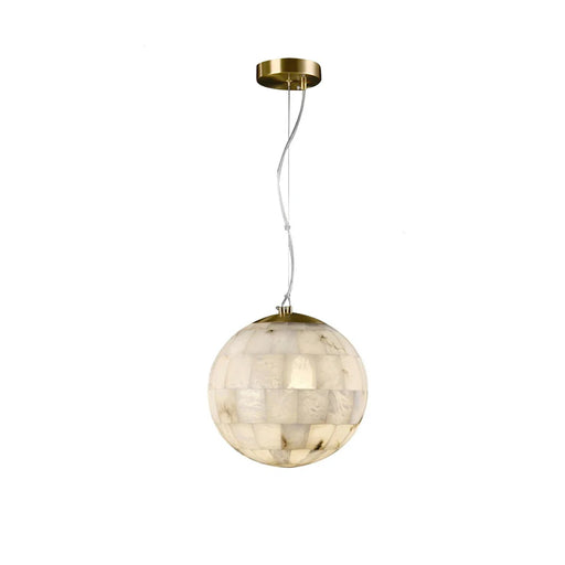 Alabaster Ball Pendant Light - Sweatfully