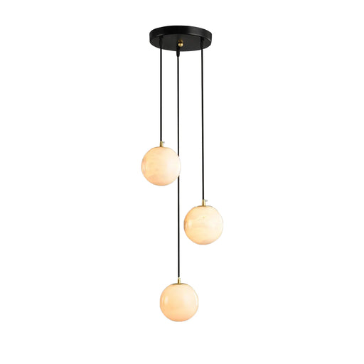 Alabaster Balls Cluster Chandelier - Sweatfully
