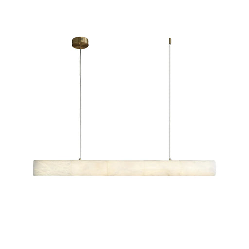 Alabaster Bamboo Linear Pendant Light - Sweatfully