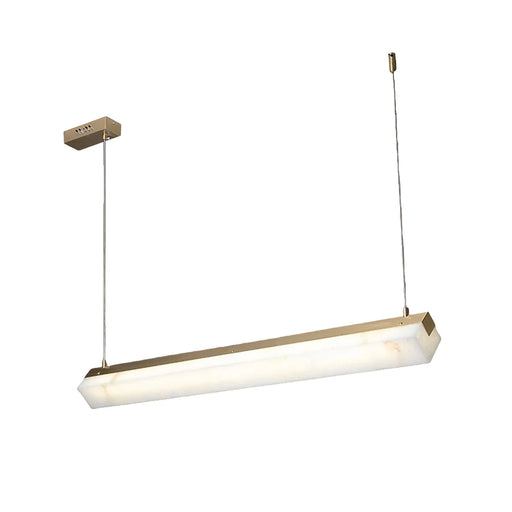 Alabaster Brick Linear Pendant Light - Sweatfully