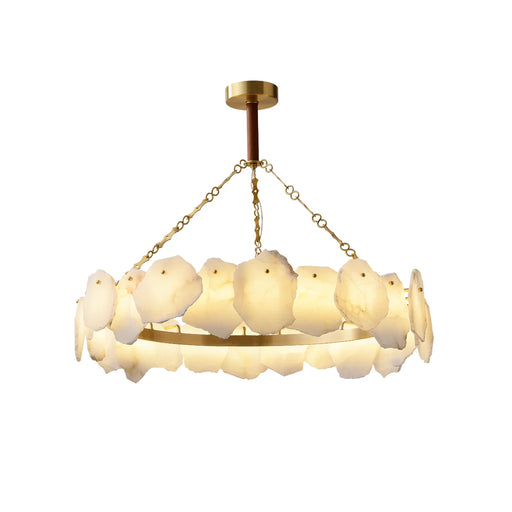 Alabaster Burton Round Chandelier - Sweatfully