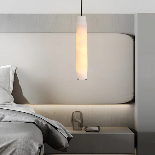 Alabaster Flute Luxury Pendant Light - Sweatfully