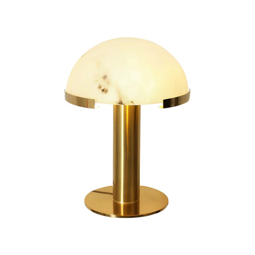 Hemispherical Alabaster Table Lamp - Sweatfully