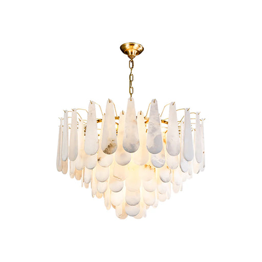Alabaster Leon Drop Shape Chandelier - Sweatfully