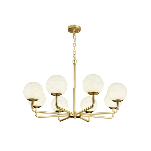 Alabaster Maytoni Erich Brass Chandelier - Sweatfully