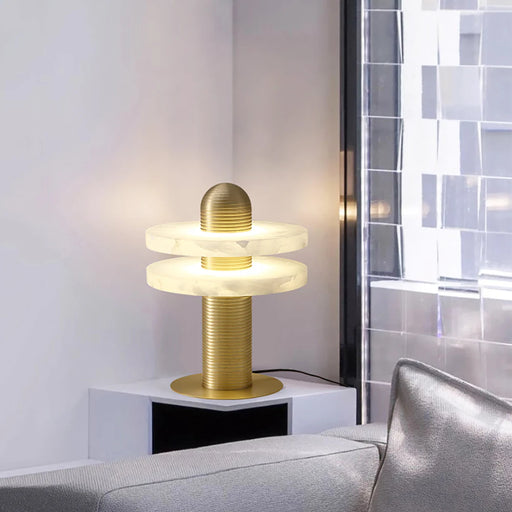 Alabaster Median Table Lamp - Sweatfully