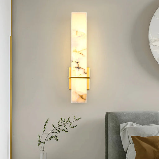 Alabaster Milan Wall Sconce - Sweatfully
