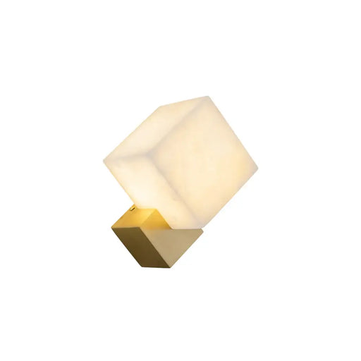Alabaster Modern Gatsby Wall Sconce - Sweatfully